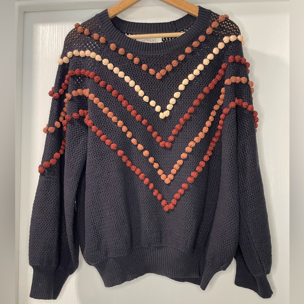 The Great The Bobble Pom Pom Sweater. Size M (2)